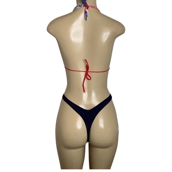 Zuliana Size Medium Thong Bikini Bottom & Recco Bikini Top. New With Tags - Picture 4 of 5